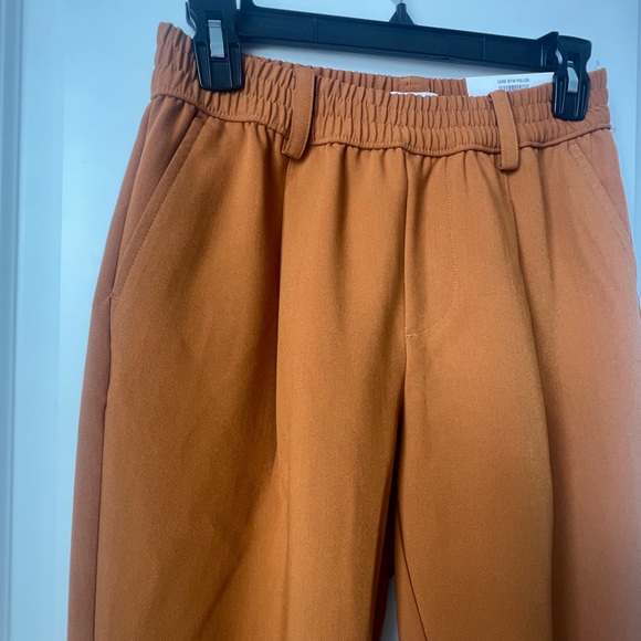 Women Rust Brown Casual Trousers - Picture 6 of 12